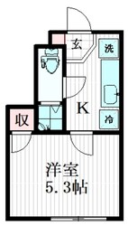 SAISONⅡの物件間取画像